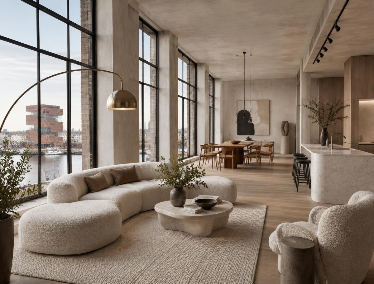 Architecturale loft aan het MAS