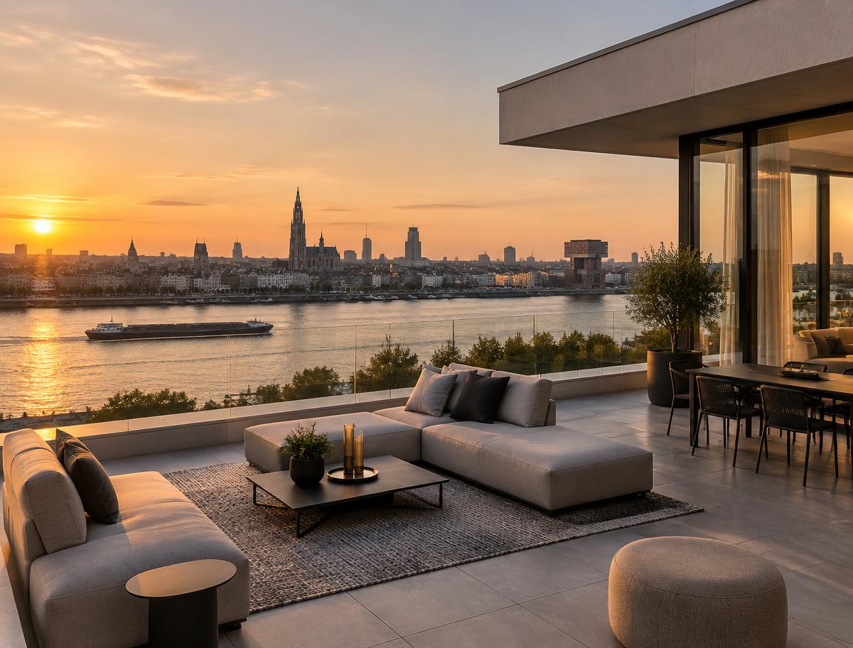 Penthouse met Scheldezicht